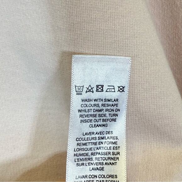 ASOS Cream Cold Shoulder Sweatshirt. Size 2. In excellent condition! - Picture 5 of 6